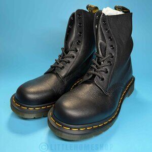 NEW! Dr. Martens 1460 Pascal Virginia leather boots in Black Virginia, Size W 8